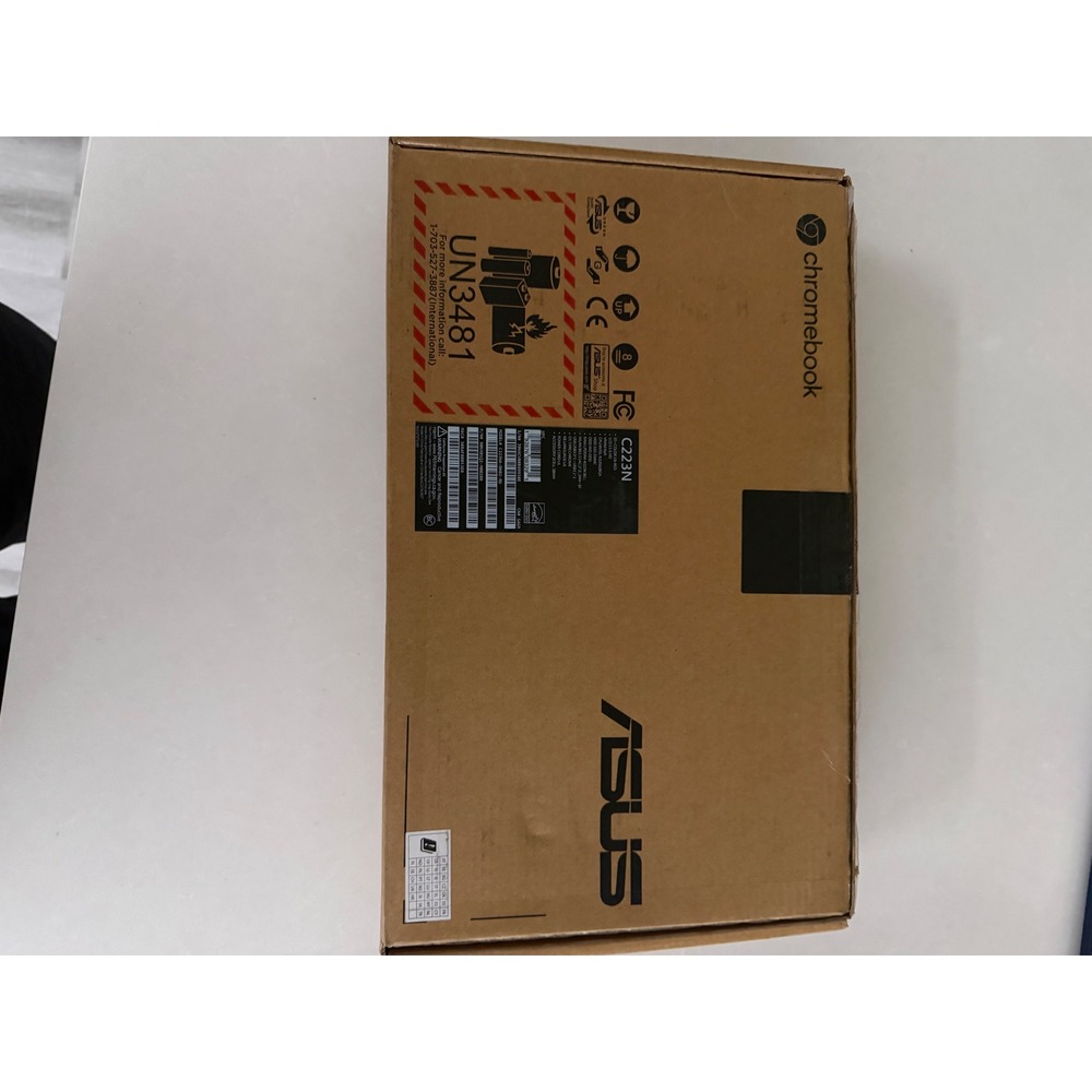 ASUS Chromebook C223N 11.6 inch Laptop Red Intel Celeron 4GB RAM 32GB eMMC